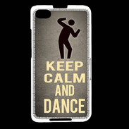 Coque Blackberry Z30 Keep Calm and Dance Gris