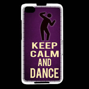 Coque Blackberry Z30 Keep Calm and Dance Violet