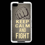 Coque Blackberry Z30 Keep Calm and Fight Gris