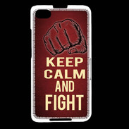 Coque Blackberry Z30 Keep Calm and Fight Rouge