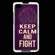 Coque Blackberry Z30 Keep Calm and Fight Violet