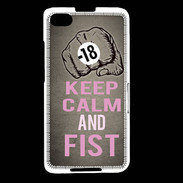Coque Blackberry Z30 Keep Calm and Fist Gris