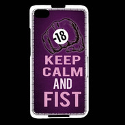 Coque Blackberry Z30 Keep Calm and Fist Violet