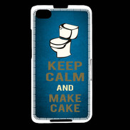 Coque Blackberry Z30 Keep Calm and Make cake Bleu
