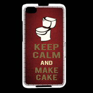 Coque Blackberry Z30 Keep Calm and Make cake Rouge