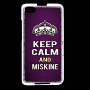 Coque Blackberry Z30 Keep Calm and Miskine Violet