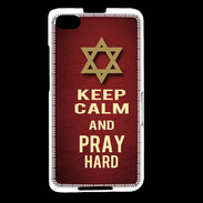 Coque Blackberry Z30 Keep Calm and Pray jewish Rouge