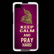 Coque Blackberry Z30 Keep Calm and Pray Muslim Rose