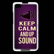 Coque Blackberry Z30 Keep Calm and Up Sound Violet