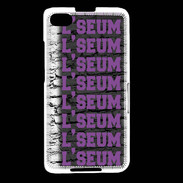 Coque Blackberry Z30 L'seum violet