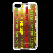 Coque Blackberry Z30 Wesh Vert Jaune Sun