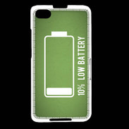 Coque Blackberry Z30 Low Battery vert ZG