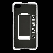 Coque Blackberry Z30 Low Battery noir ZG