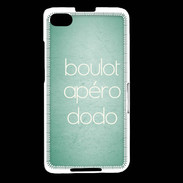 Coque Blackberry Z30 Boulot Apéro Dodo Vert ZG