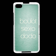 Coque Blackberry Z30 Boulot Sexo Dodo Vert ZG