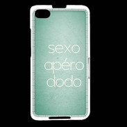 Coque Blackberry Z30 Sexo Apéro Dodo vert ZG