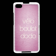 Coque Blackberry Z30 Vélo Boulot Dodo Rose ZG