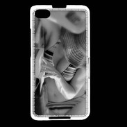 Coque Blackberry Z30 DP Charme enNoir et blanc 