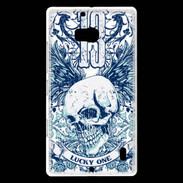 Coque Nokia Lumia 930 Tête de mort Lucky One 13