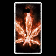Coque Nokia Lumia 930 Cannabis en feu