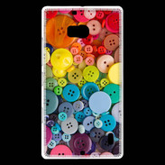 Coque Nokia Lumia 930 Arc en ciel de boutons de couture