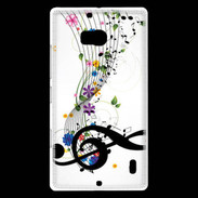 Coque Nokia Lumia 930 Farandole de notes de musique 1