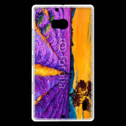 Coque Nokia Lumia 930 Peinture de champs de lavande 