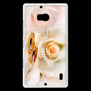 Coque Nokia Lumia 930 Alliance sur fond de rose