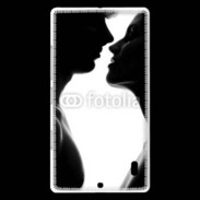 Coque Nokia Lumia 930 Couple d'amoureux en noir et blanc