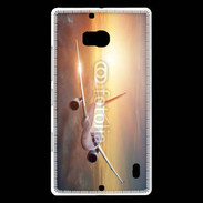 Coque Nokia Lumia 930 Avion de ligne au coucher de soleil
