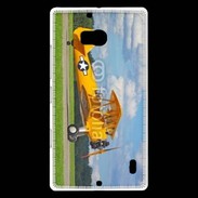 Coque Nokia Lumia 930 Avio Biplan jaune