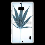 Coque Nokia Lumia 930 Marijuana en bleu et blanc