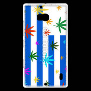 Coque Nokia Lumia 930 Drapeau Uruguay cannabis