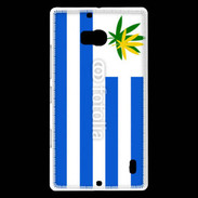 Coque Nokia Lumia 930 Drapeau Uruguay cannabis 2