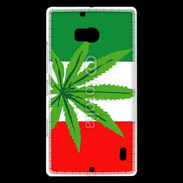 Coque Nokia Lumia 930 Drapeau italien cannabis