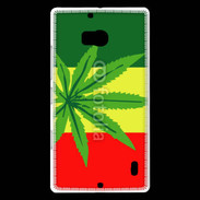 Coque Nokia Lumia 930 Drapeau reggae cannabis