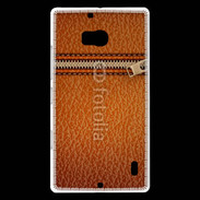 Coque Nokia Lumia 930 Effet cuir avec zippe
