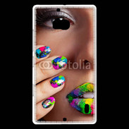 Coque Nokia Lumia 930 Bouche et ongles multicouleurs 5