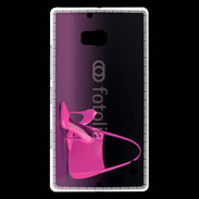 Coque Nokia Lumia 930 Escarpins et sac à main rose