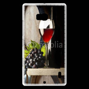 Coque Nokia Lumia 930 Verre de vin rouge et grappe de raisin
