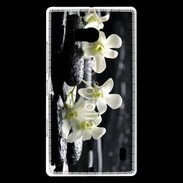 Coque Nokia Lumia 930 Orchidée blanche Zen 11