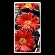 Coque Nokia Lumia 930 Fleurs Zen rouge 10