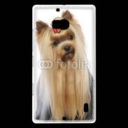 Coque Nokia Lumia 930 Yorkie de face