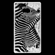 Coque Nokia Lumia 930 Zèbre en noir et blanc