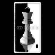 Coque Nokia Lumia 930 Roi d'échec noir et blanc