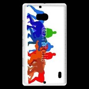 Coque Nokia Lumia 930 Illustration mêlée de rugby