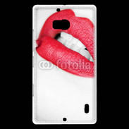 Coque Nokia Lumia 930 bouche sexy rouge à lèvre gloss crayon contour