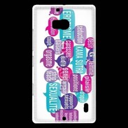 Coque Nokia Lumia 930 Nuage de mots sexy