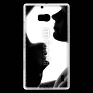 Coque Nokia Lumia 930 Couple en noir et blanc 10