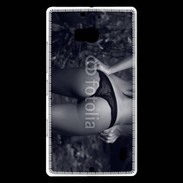 Coque Nokia Lumia 930 Belle fesse en noir et blanc 15